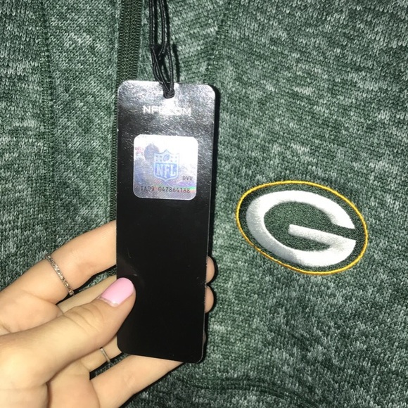 Antigua Jackets & Blazers - Green Bay Packers 1/4 Zip Sweatshirt